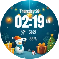 Merry Time Christmas WatchFace